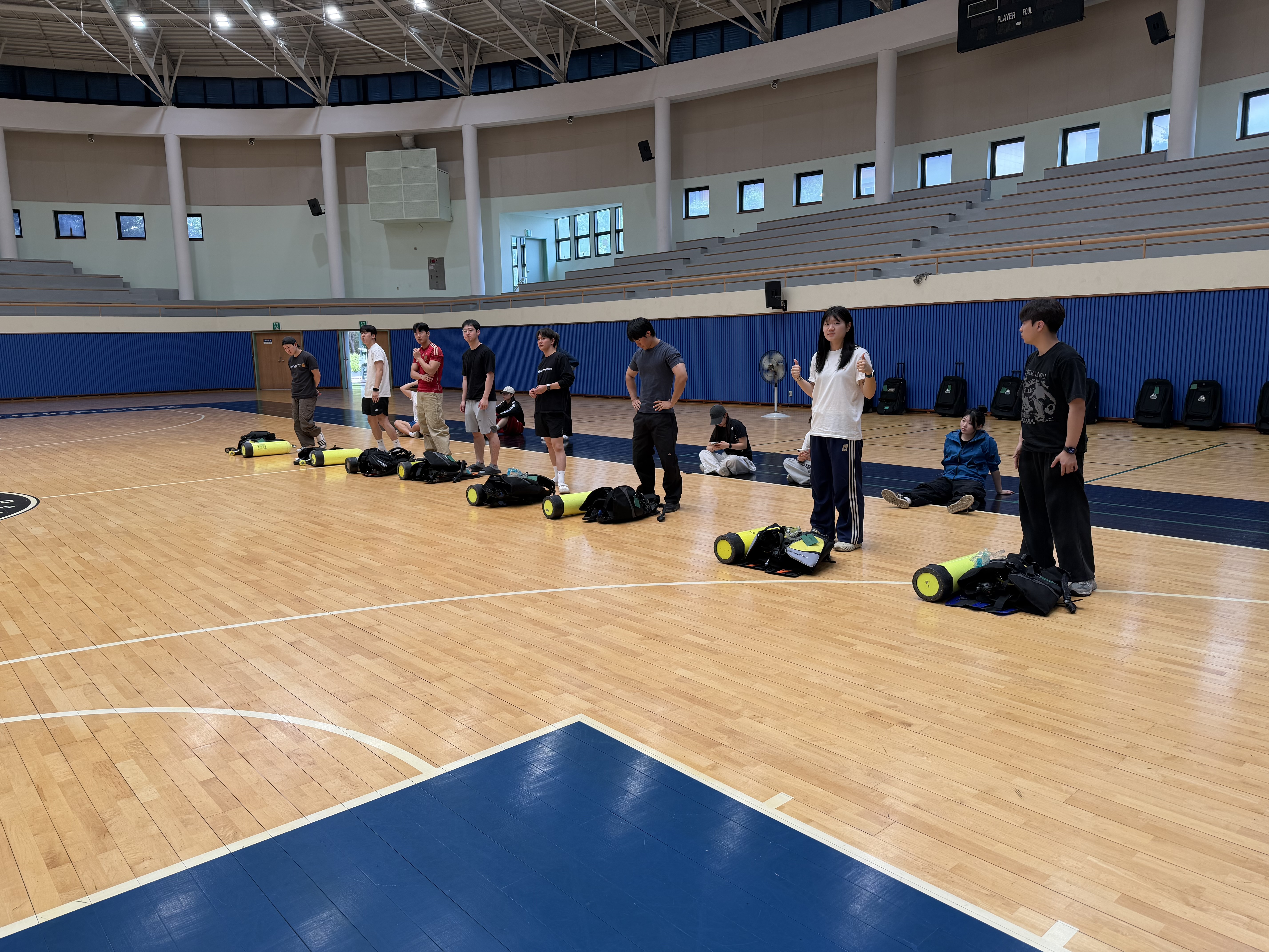 2026학년도 레저스포츠과 스킨스쿠버 수영수업 (지상훈련)